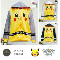 Jual IC-AG6 JAKET POKEMON TETRIS SWEATER CEWE COWO REMAJA DEWASA HOODIE MAN Murah