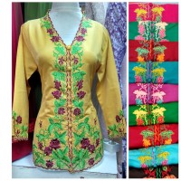 Jual KEBAYA SETELAN ENCIM BORDIR KOMBINASI FLAWER Murah
