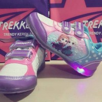 Jual sepatu anak perempuan MARSHA LED lampu Diskon Murah