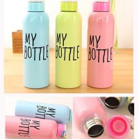 Jual My Bottle Korea Botol Minum Tempat Minum Botol Stainless 650 ML Murah