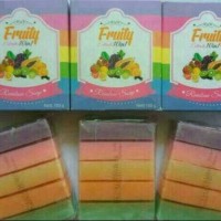 Jual Sabun pemutih kulit / Fruitamin soap 10 in 1 by Fruity BPOM Murah