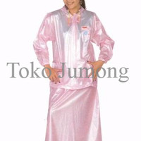 Jual NEW Jas Hujan Rok Tiger Head 68217 Stelan Perempuan Wanita Muslim Sete Murah