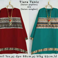 Jual DISKON 62202 tiara tunic/baju tunik murah/atasan muslim wanita murah Murah