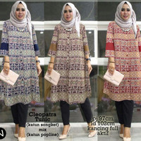Jual Paling Laris 6761 cleopatra tunic/baju tunik murah/atasan muslim wanit Murah