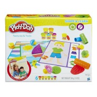 Jual Play Doh Shape and Learn Textures and Tools - B3408 Murah