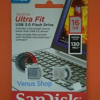 Jual SANDISK USB FLASH ULTRA FIT 16GB CZ43 USB 3.0 UP TO 130MBPS ORIGINAL Murah
