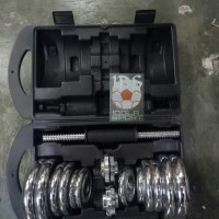 Jual Barbel / Dumbel / Dumble Chrome York Set 20kg Murah