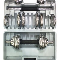 Jual Barbel / Dumble / Dumbell Set Stamina 15kg Chrome Murah