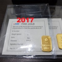 Jual EMAS LOGAM MULIA ANTAM 5 GRAM CETAKAN 2017 Murah