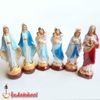 Jual Souvenir Syukuran Patung Bunda Maria Yesus Segala Model Campur 15 cm Murah
