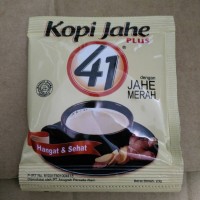 Jual Kopi Jahe 41 - Jahe Merah (1 Renceng Isi 10 Sachet) Murah