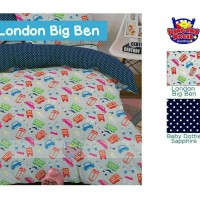 Jual SPREI KATUN LONDON BIG BEN GREY UK.120x200x25 Murah
