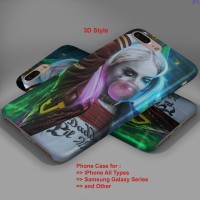 Jual Suicide Squad Harley Quinn Bubble gum iPhone Case & All Case HP Murah