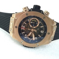Jual Jam Replika Hublot Big Bang Unico RG Skeleton Swiss ETA 1:1 Dgn Asliny Murah