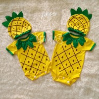 Jual Baju Bayi Laki Laki Perempuan Jumper Kostum Karakter Bayi - Nanas Murah