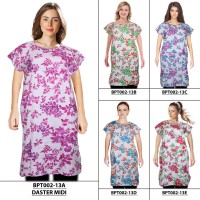 Jual BAJU DASTER/DRESS MIDI PRINT BATIK ALHADI (BPT002-13) Murah