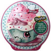 Shopkins Play Tin Set Chef Club (10 cake cases, 6 cookie cutters, chef