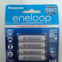 Jual Baterai/ Batre Panasonic Eneloop A3 AAA 800mah isi 4 Rechargeable/ cas Murah