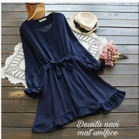Jual KP5574 Dewita tunic navy KODE TYR5630 Murah