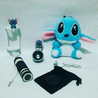 Jual 08 - PAKET HEMAT Boneka STITCH Power Bank 5000 MAH superwide tongsis Murah