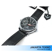 Jual Jam Tangan Pria Weide Dual Time Zone 30M UV1508 Black/Silver Murah