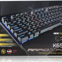 Jual Corsair K65 RGB RAPIDFIRE Mechanical Gaming Keyboard Cherry MX Speed Murah