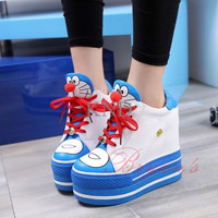 Jual Sepatu Wanita / Cewek Boot Doraemon KND Murah