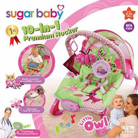 Jual maiinan anak berkualitass Bouncer Sugar Baby Premium 10 in 1 LIttle Ow Murah
