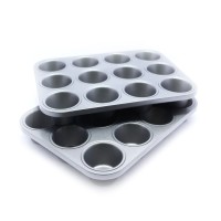 Jual COOK'S HABIT MUFFIN PAN 12 CUP LOYANG KUE 2SET / NEW PROMO - ACS-00032 Murah