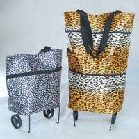 Jual gold/silver trolley bag shopping tas roda lipat foldabl Limited Murah