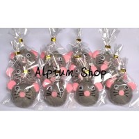 Jual Gantungan kunci tikus mouse Souvenir pernikahan khitanan / ultah dll Murah