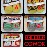 Jual Skidders Laki/Sepatu Bayi Cowok Kaos Kaki Karet/Baby Prewalker Shoes Murah