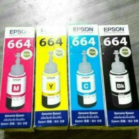 Jual SATU SET TINTA EPSON T664 ORIGINAL Murah