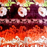 Jual Selimut Bulu Import Kembang ROSE API 180x200, -+900gram Murah