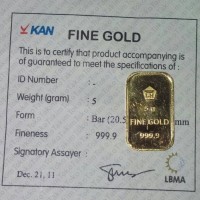Jual antam emas gold 5gr 5gram 5 gram gr Murah