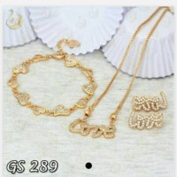 Jual ( GS 289 ) Set Perhiasan / Xuping asli / Lapis emas Murah