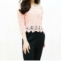 Jual Sabrina Brocade Top Murah