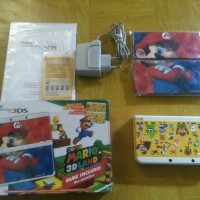 Jual NEW Nintendo 3DS Super mario edition mulus CFW 16GB fullset Murah