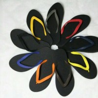 Jual Sandal jepit /sendal jepit karet murah warna warni Murah