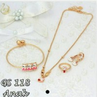 Jual ( GS 118a ) Set Perhiasan anak / Xuping asli / Lapis emas Murah