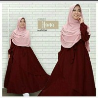 Jual SETELAN GAMIS BALOTELLY IMPORT KLOK UMBRELLA KHIMAR PAD ANTI TEMBEM Murah