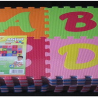 Jual MATRAS EVAMAT MINI ANGKA ABJAD / ALAS LANTAI SPON PUZZLE Murah