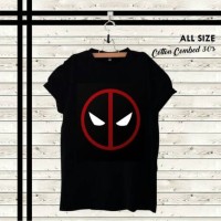 Jual kaoa oblong Deadpool logo dead pool Murah