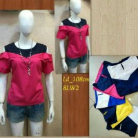 Jual blouse katun sabrina import Murah