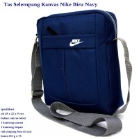 Jual KP1382 Tas Pria Selempang Kanvas New Nike biru navy KODE TYR1438 Murah