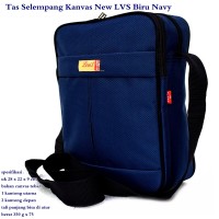 Jual KP1386 Tas Pria Selempang Kanvas New Levis biru navy KODE TYR1442 Murah