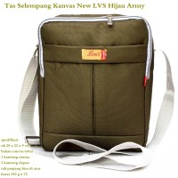 Jual KP1385 Tas Pria Selempang Kanvas New Levis hijau arm KODE TYR1441 Murah