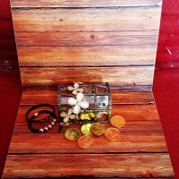 Jual Alas foto lipat dua motif wood (HD) ukuran JUMBO/BESAR/A1+ kode WDT304 Murah