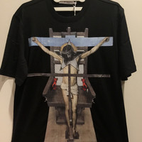 Jual Super Mirror Authentic Original Givenchy Jesus Cross Tshirt TERLARIS Murah