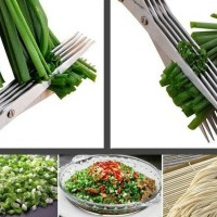 Jual GUNTING 5 LAPIS / KITCHEN SCISSORS 5 LAYER GUNTING SAYUR MAKANAN DAPUR Murah
